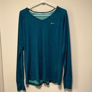 Nike XL Dri-Fit long sleeve shirt with thumb holes